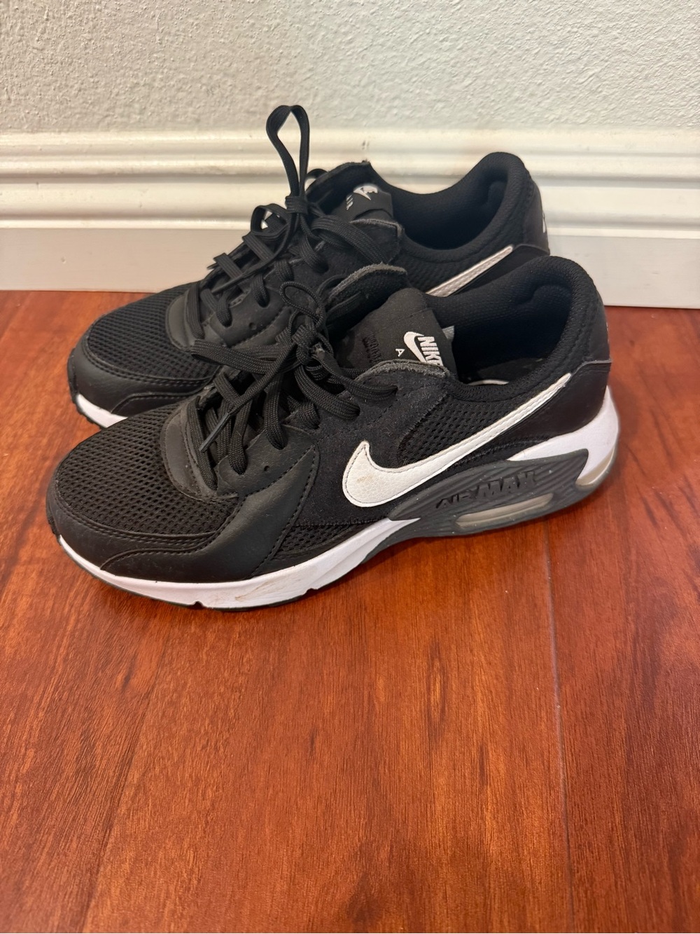 Nike Men’s Black & White Air Max Running Sneakers